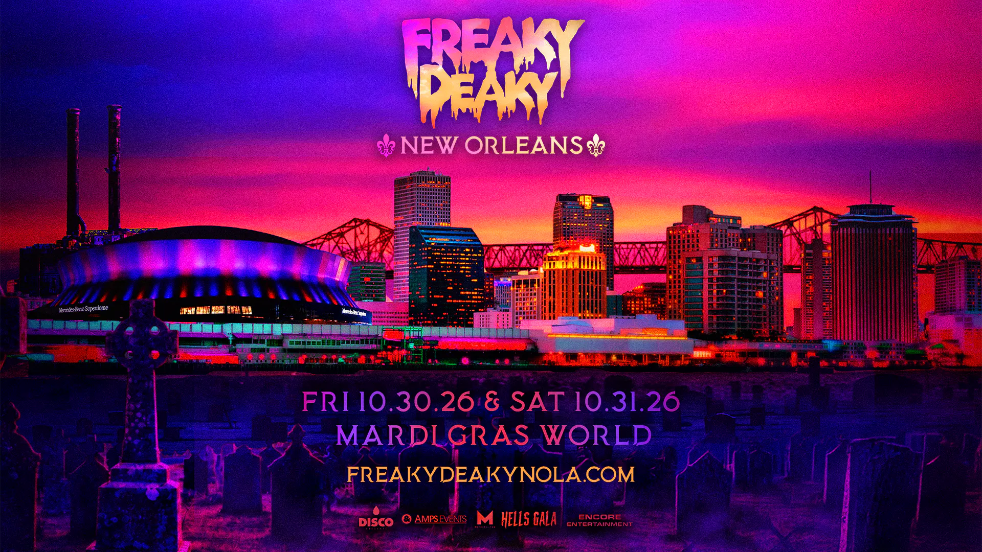 Freaky Deaky New Orleans artwork